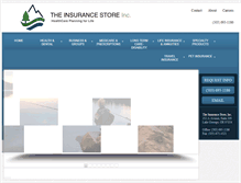 Tablet Screenshot of insurancestores.com